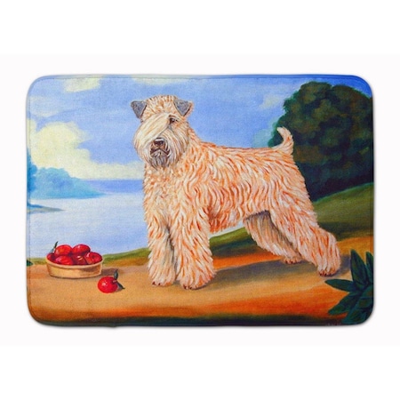 Carolines Treasures Wheaten Terrier Soft Coated Machine Washable Memory Foam Mat 7509RUG